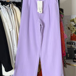 ZARA  Lilac Lavender Purple High Waist Wide Leg Tailored Trousers Photo 0