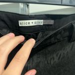 Alice + Olivia Leopard Print Black Boot Cut Jeans Pants Photo 3