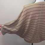 Caslon  brown striped loose fit short sleeve sweater Photo 5
