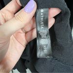 Athleta Black Cozy Waffle Knit Wind Down Sleep Robe Photo 5