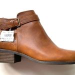 American Eagle New Brown Zip Buckle Ankle Boots Photo 1