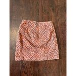 Free People  Orange Mini Skirt Size 4 Photo 1