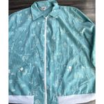 Vintage GW Division of Graff Women’s Zip Jacket City Size Large Blue White USA Photo 1