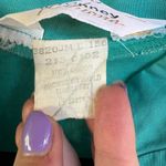 Vtg Teal Prairie Pioneer Lace Up Midi Dress Puff Sleeve Country Rodeo Stagecoach Green Size 16 Photo 10