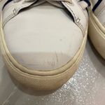 Tory Burch  White Leather and Navy Blue Trimmed Ruffle Sneaker, women’s size 9.5 Photo 10