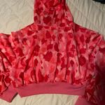 Size Small Pink Camouflage Zip Up Hoodie Photo 2