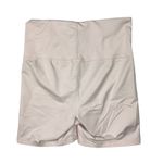 Terez  Cream Pull On Wide Waistband Stretch Athleisure Bike Short Size S Photo 1