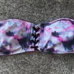 Victoria's Secret  Pink Strapless Swim Top Tye Dye Sz L Photo 0