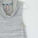 Anthropologie Dolan Sleeveless Cowl Neck Top Size S Gray Marled Knit Minimalist Photo 1
