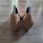 Eileen Fisher  Nikki Peep Toe Block Heel Booties Tan Genuine Leather Size 6.5 Photo 6