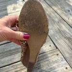 Nine West Beige Lace-Up Wedges Photo 6