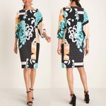 Chico's NWOT Chico’s MULTI-COLORED PRINTED KIMONO DRESS Photo 1