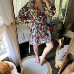 Roller Rabbit Women’s Small Jorales Bibianna Wrap Floral Dress Photo 2