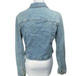 Joie  Women's Blue Long Sleeve Pocket Casual Button Down Denim Jean Jacket Size L Photo 1