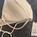 Shade & Shore Women's Strappy Ring Detail Colorblock Bikini Top - ™ white Photo 8