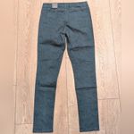 Mossimo Jeans 6 Denim Legging Skinny Aqua Teal Snakeskin Print Mid Rise NWT NEW Green Photo 2