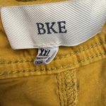 BKE Women's Gold Yellow Pleated High Rise Denim Shorts Size XXL Photo 3