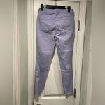 Old Navy  Size 4 Lavender Mid Rise Rockstar Colored Denim Skinny Jeans Raw Hem Photo 2