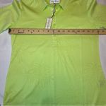 Sport Haley NWT Women’s Size Small Golf Polo Bright Yellow Green Palm Trees Photo 11