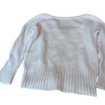 The Limited  Oatmeal Metallic Cropped Angora Wool Blend Sweater Women’s Medium Photo 2
