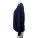 Whistles Women's Blue Mock Neck Long Dolman Sleeve Knit Pullover Sweater Top M Size M Photo 1