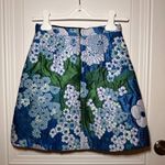 Carven‎ Jaquard Floral Mod Mini 34 Blue Photo 10