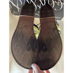 Sam & Libby Sam‎ & Libby Size 9 Karina Lime Black T Strap Thong Sandals Aztec Print Festival Photo 5