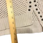 Rock & Republic  Cream Studded
Sweater Size L Photo 7