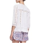 Rebecca Taylor Silk Shorts Floral Size 8 MSRP $275.00 Photo 4