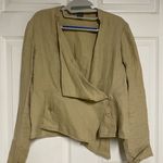FOR THE REPUBLIC  linen wrap jacket size 10 Photo 0