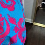 Lilly Pulitzer for Estee Lauder Beach Tote Bag Tropical Pink Blue 16” x 14” Photo 2