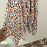 Strut & Bolt  White Floral Asymmetrical Midi Dress size Small Photo 9