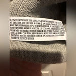 Endless Rose  Gray Crew Neck Sweater with Cut Out Sleeves NWT Photo 5