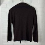 Krimson Klover Brown Knit Asymmetrical Zip Wool Jacket Size XS Photo 8