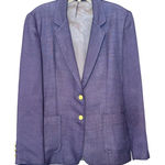 Vintage 80’s Navy Blue Blazer With Pockets Size 12 Photo 0