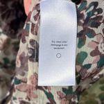 Rag and Bone  Susan Floral Printed Silk Sheer Top in Ivory Floral Size XXS Photo 9