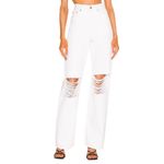 Dr. Denim Echo Wide Leg Jeans in White Ripped 25/32 New Womens Denim Pants Photo 3