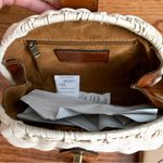 Patricia Nash Patrica Nash Spring Wicker Crossbody Natural Tan Leather handbag NWT Photo 6