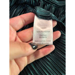 Joie  Long Sleeve Pleated Blouse in Dark Green Photo 5