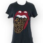Daydreamer ā» Rolling Stones Plush Leopard Rock Band Tee T Shirt ā» Vintage Black Photo 4