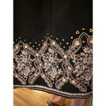 R&K Black Blazer Women’s 20W Embroidered Pink Trim Plus Size Career Jacket Photo 3