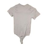 Babaton The group  Aritzia Tan Ribbed Seamless Teee Short Sleeve Bodysuit Medium Photo 3