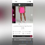 Lululemon  Sonic Pink High-Rise Skirt Photo 1