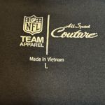 NFL Baltimore Ravens All Sport Couture Womens Black Snakeskin Quarter Zip Large Photo 5