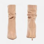 Nine West Women's Jenn Dress Booties Light pink beige Natural Leather shoes Photo 0