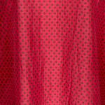 Gap Shirt Womens Small Red Floral Blouse Silk Blend Ruffle Preppy Boho Bohemian Photo 5