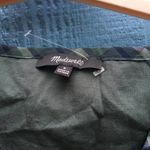 Madewell Women Marianna Puff-Sleeve Plaid Mini Dress Small NWOT Photo 3