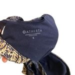 Athleta  Women's Aqualuxe Batik Bikini Swim Top small blue cream Photo 4