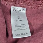 Wrap London‎ Embroidered Linen Blend Long Sleeve V Photo 4