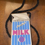 Fashion Culture Kitsch Milk‎ Carton Crossbody Canvas Bag Photo 0